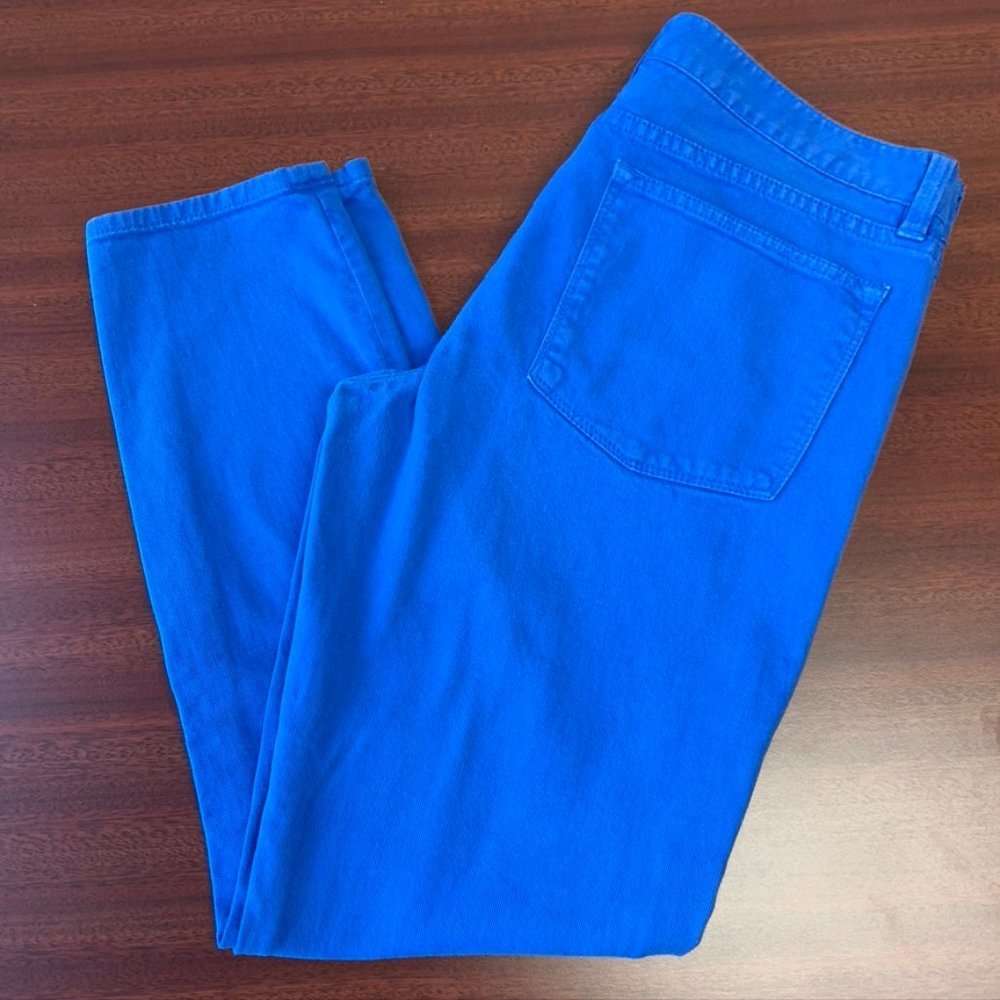 J.Crew Toothpick Ankle Blue Jeans